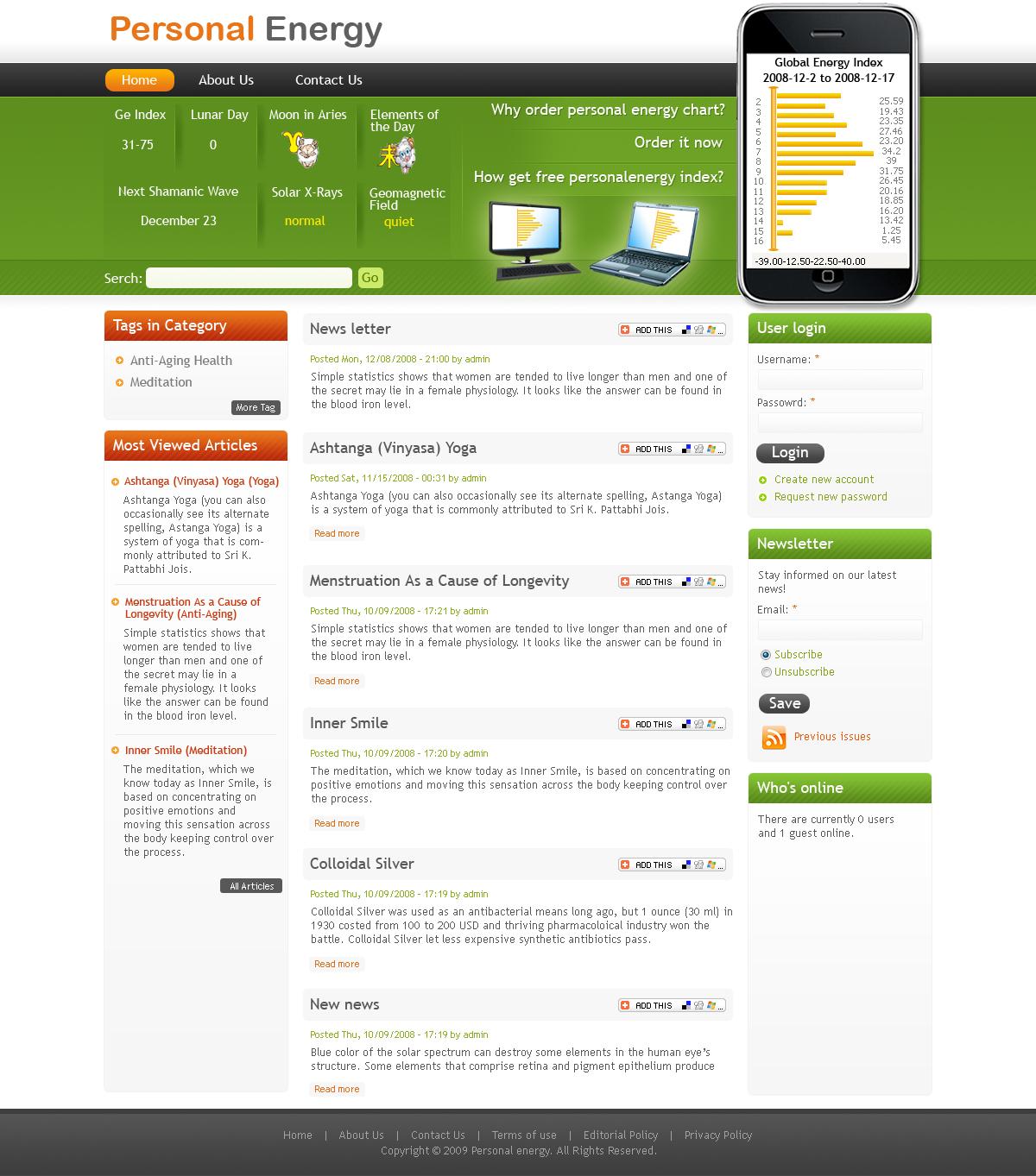 Energy Website